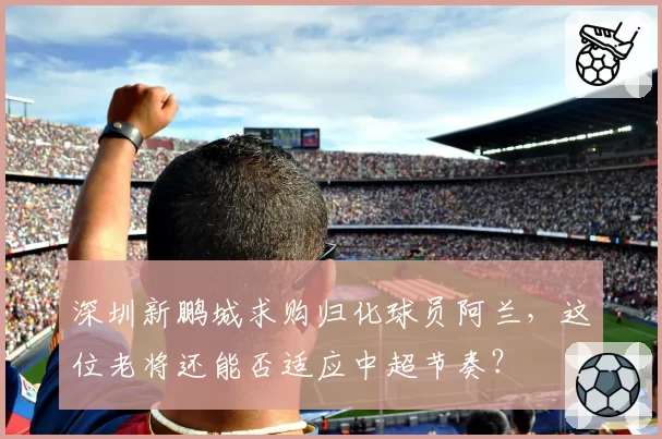 深圳新鹏城求购归化球员阿兰，这位老将还能否适应中超节奏？